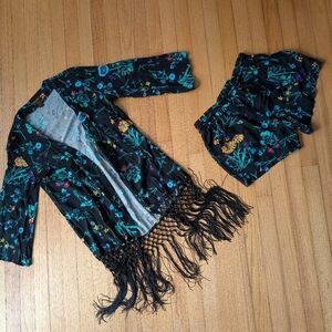 Two Piece Cardigan Shorts